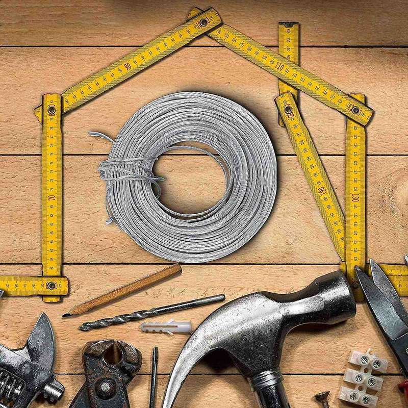 Picture Hanging Wire100 Feet for Photo Frames, Paintings, Artwork