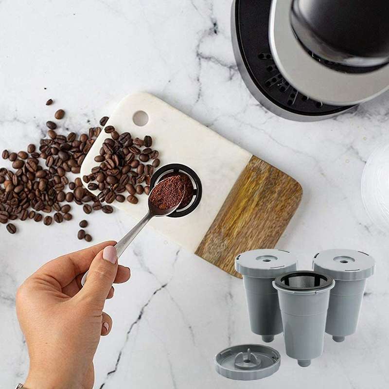 Reusable Capsules Pods Coffee Filters Replacement
