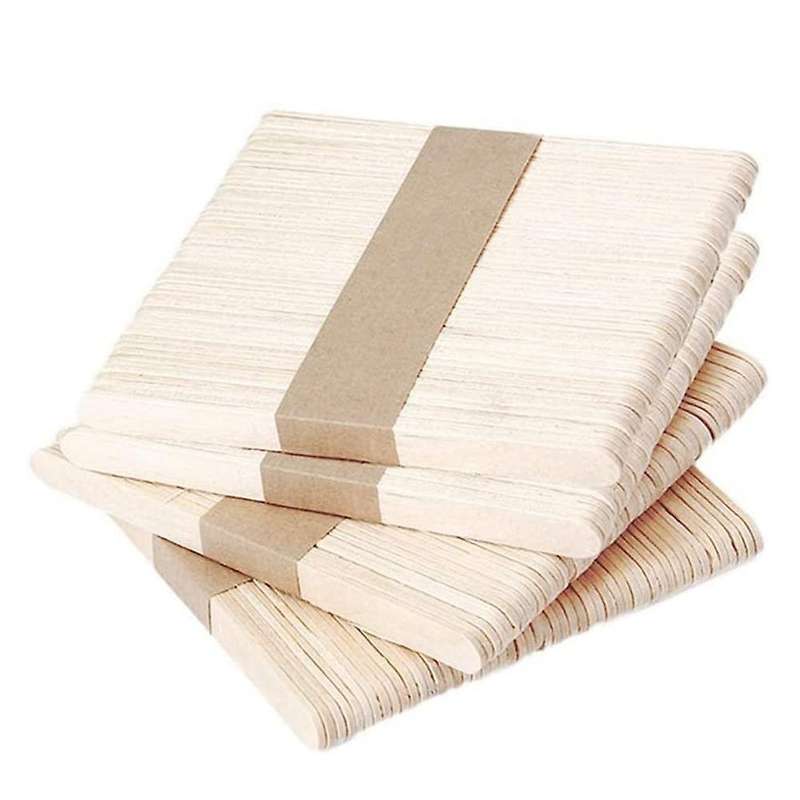 200pcs Handmade Ice Cream Natural Wooden Craft Stick (11.4cmx1.0cm)