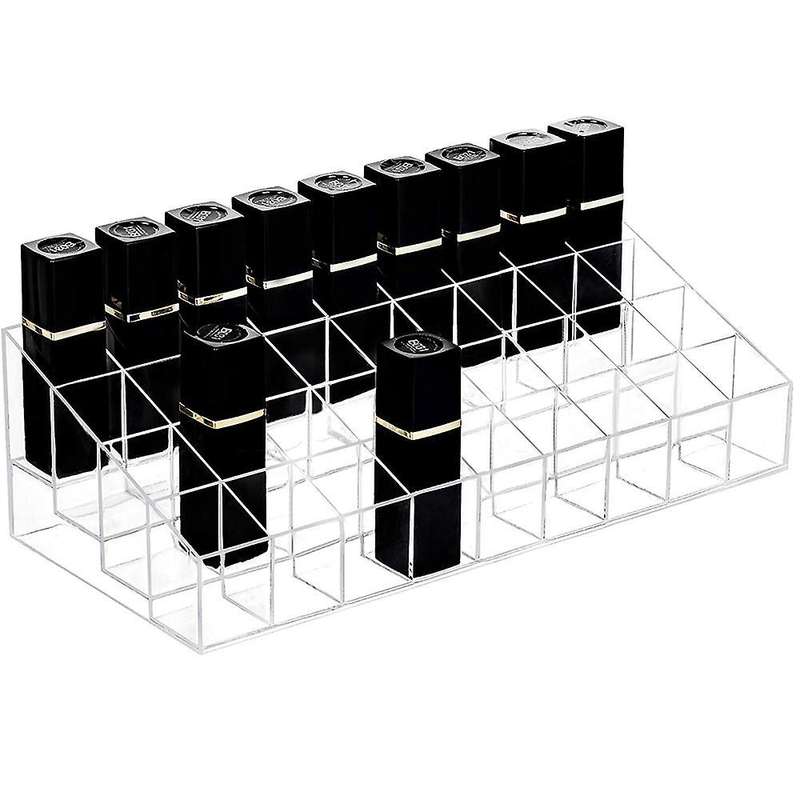 36 Grid Transparent Acrylic Lipstick Storage Cosmetic Display Rack