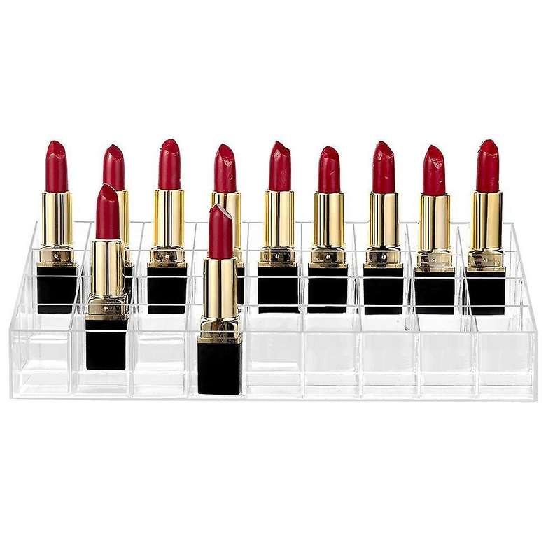 36 Grid Transparent Acrylic Lipstick Storage Cosmetic Display Rack