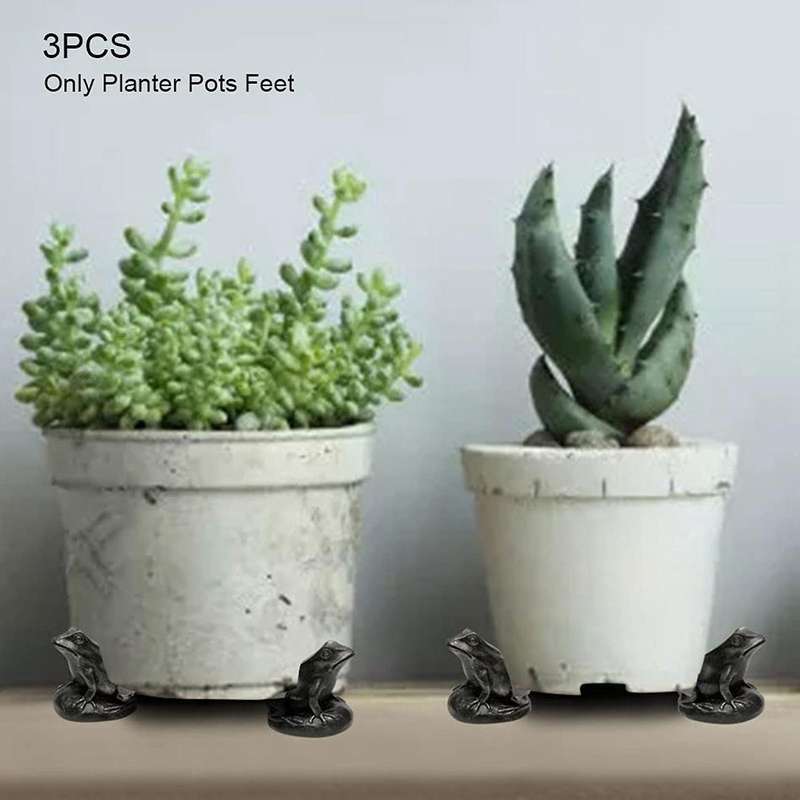 3pcs Plant Risers for Pots Poly Resin Plant Pot Feet C