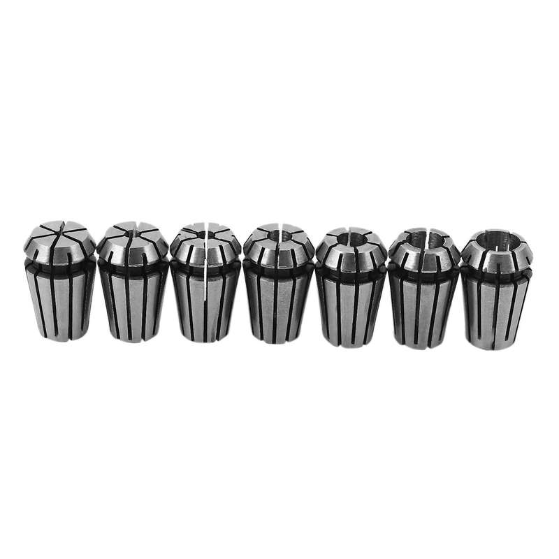 7pcs 1-7mm Er11 Spring Collet for Cnc Workholding Engraving Tool
