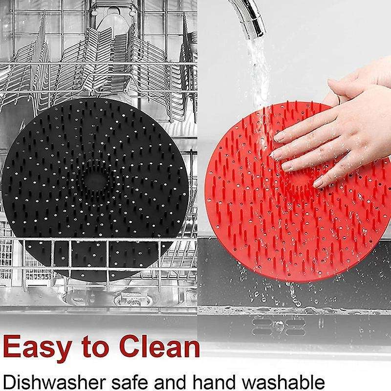 Reusable Air Fryer Liners with Silicone Air Fryer Mats Accessories-a