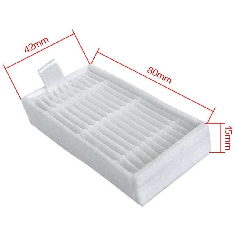 10pcs Hepa Filter for Ecovacs Cen546 S/cr120/eco Sweeping Robot
