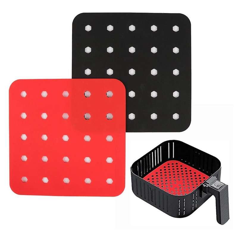 2 Pcs 7.5 Inch Reusable Air Fryer Liner Air Fryer Mat
