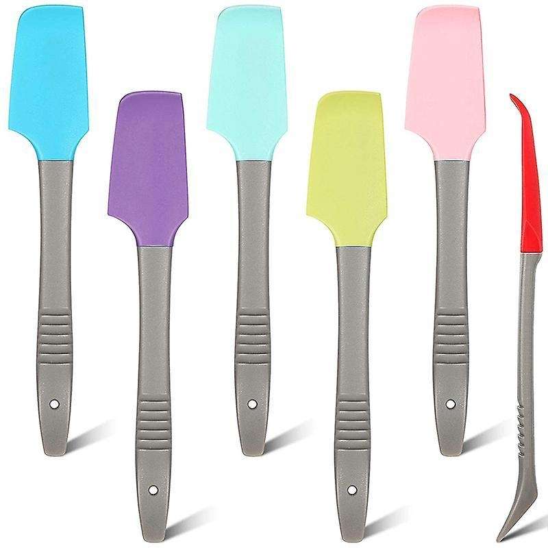 Silicone Spatula Non-stick Small Rubber Spatula Tiny Cooking Scraper