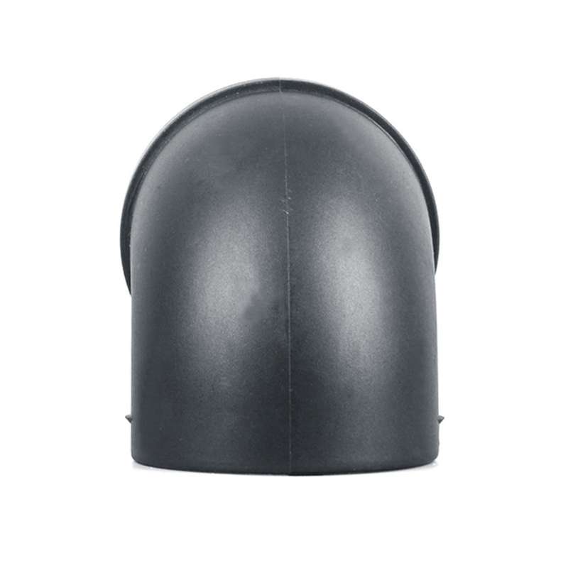90mm Car Heater Air Ducting Pipe Elbow Outlet Connector Black Plastic