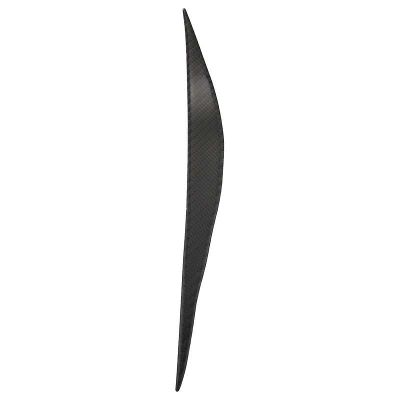 Carbon Fiber Headlight Eyelids Trim, Headlamp Eyebrow Cover
