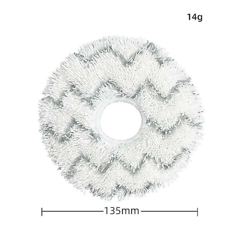 4pcs Mop Cloth for Ecovacs Deebot X1 Omni Turbo Robot Vacuum Cleaner