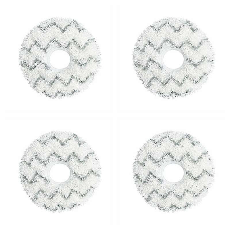 4pcs Mop Cloth for Ecovacs Deebot X1 Omni Turbo Robot Vacuum Cleaner