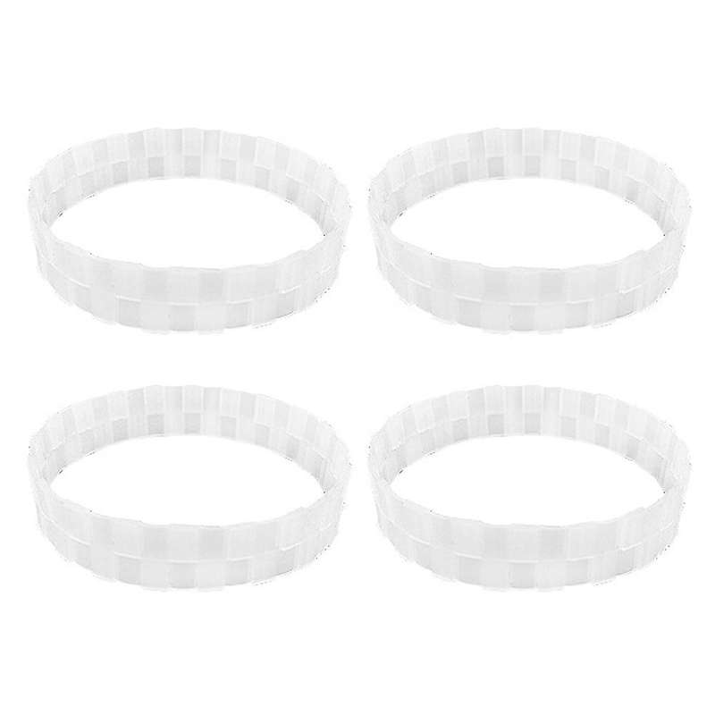 For Ecovacs Sweeper Tire Ring Accessories Anti-wear Tire Skin, 4pcs