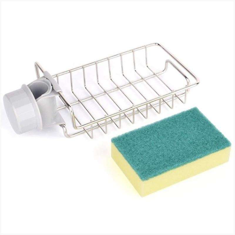 1set Faucet Sponge Holder, Organizer, Kitchen Sink Caddy Storage