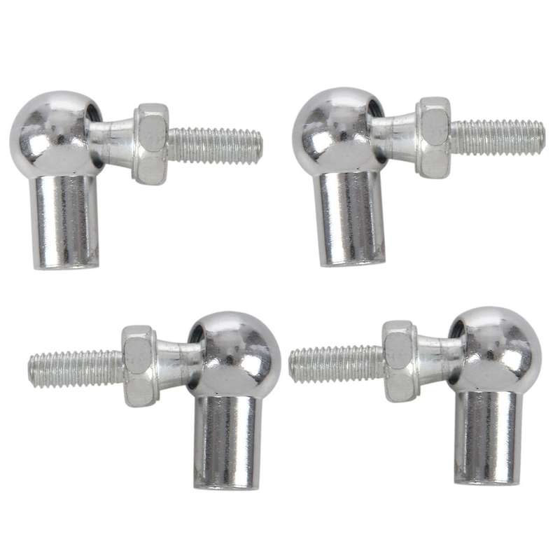 6mm Male Female Thread L Shaped Ball Joint Rod End Bearings 4pcs