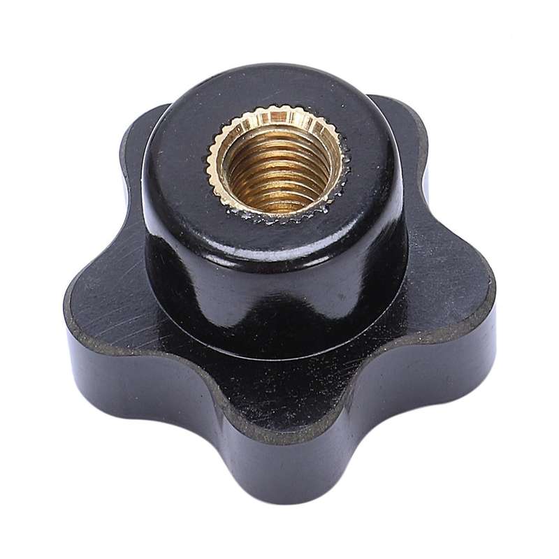 5pcs M8 Female Thread 32mm Star Head Clamping Nuts Knob Grip Handle