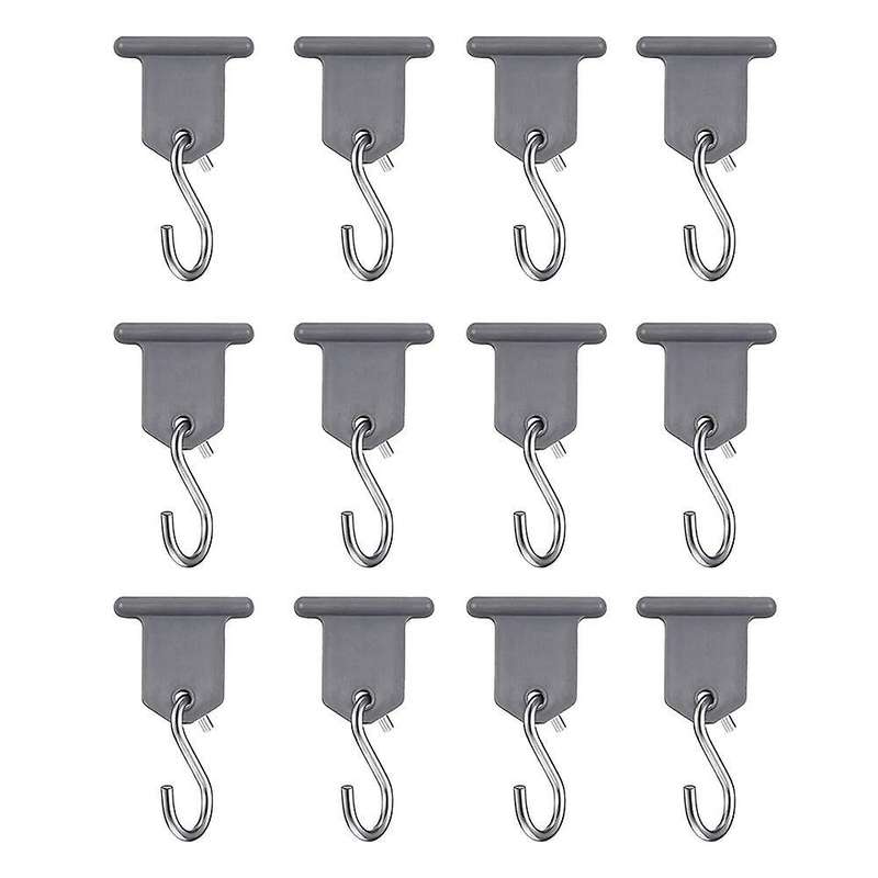 12pcs Camping Awning Hooks for Christmas Party Caravan Travel Trailer