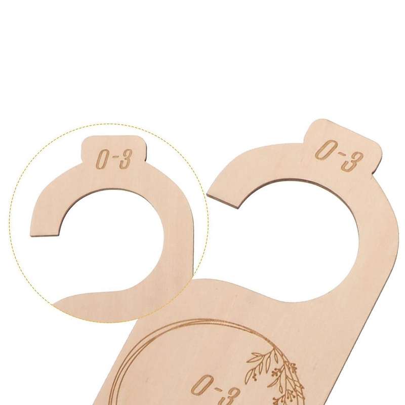 Wood Baby Closet Dividers,set Of 7,baby Closet Organizers,decor