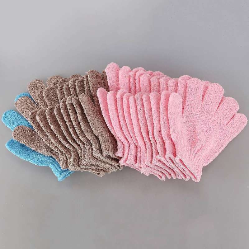 20pcs Exfoliating Bath Shower Glove for Peeling Exfoliating Glove
