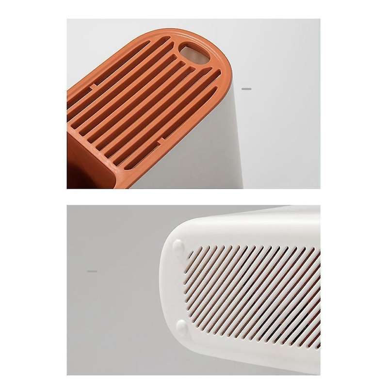 Kitchen Drain Knife Holder Knife Block Stand Organizer Blue