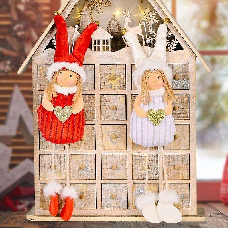 4 Pack Christmas Decoration Christmas Bells Love Girl Pendant