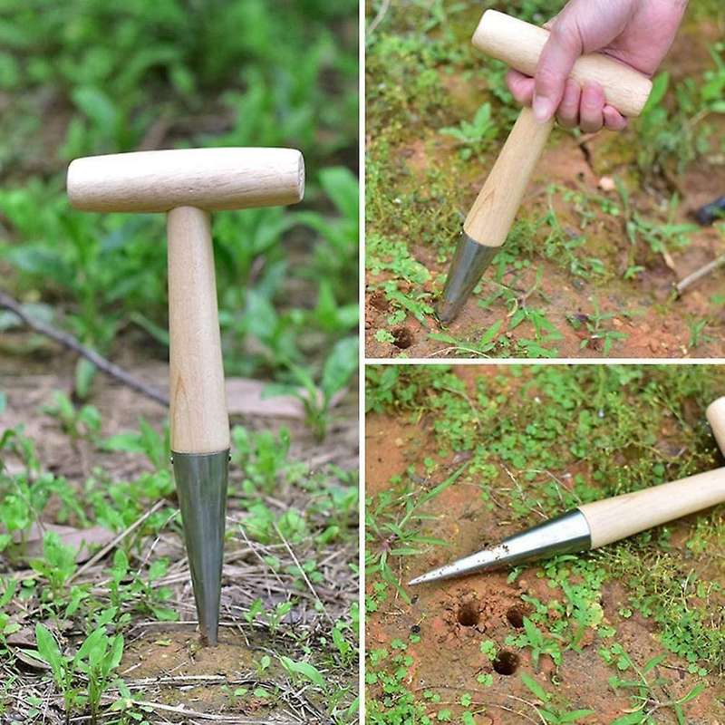 Long Handle Hand Held Bulb Planter for Planting Gardening Supplies
