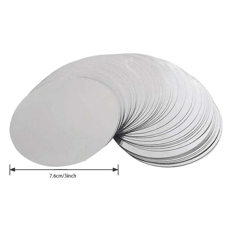 150 Pcs 3 Inch Silver Wine Pourer Discs Drip-proof Drop Drip
