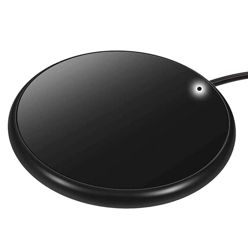 Coffee Warmer Coaster,usb Electric Heater for Office Home,black 82 X 82 X 7mm