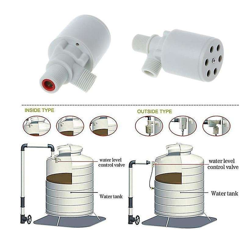 G3/4 Solar Water Tower Pool Automatic Water Level Controller Plastic