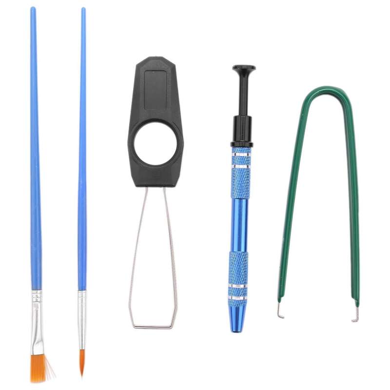 5pcs Switch Puller Station Keycap Puller Remover Cleaner Clean Kits