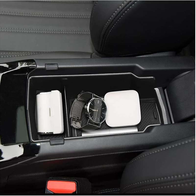 Centre Console Armrest Storage Box for Peugeot 2008 2020 2021,black