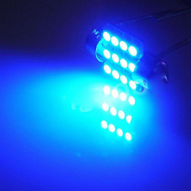 2x Ampoule 5 Led Smd W5w T10 Blanc Xenon Veilleuse Lumiere Voiture