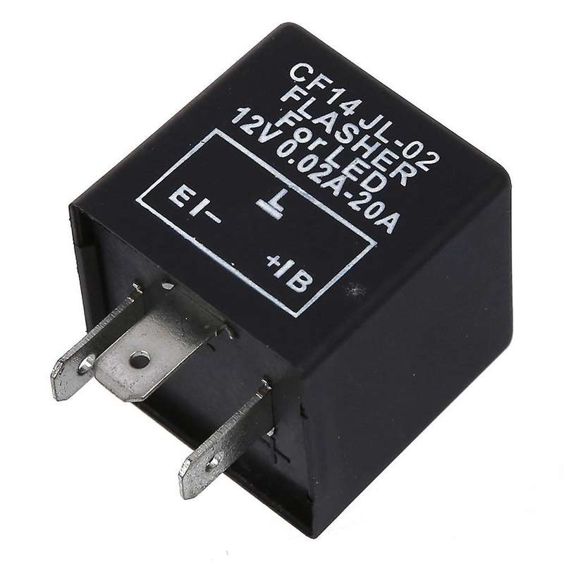 2x Led Indicator Flasher Relay Repeater E.l.b 3pin Car Motorcycle