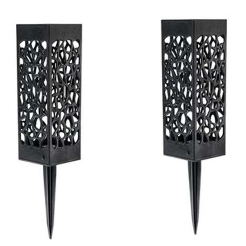 2 Pack Tombstone Memorial Tombstone Decor with Pile Drainage Hole