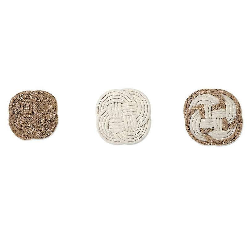 3pcs Nordic Cup Coaster Thermal Insulation Mat A