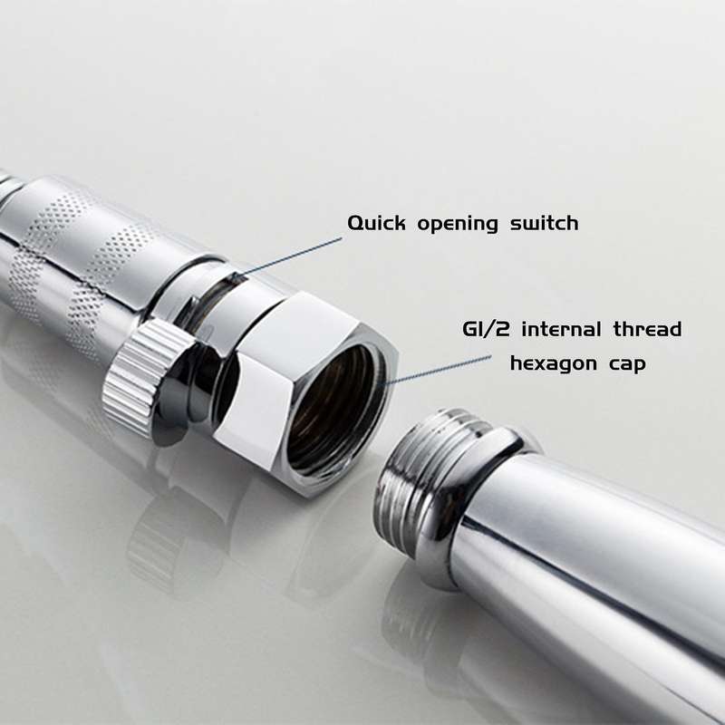 4 Points On-off Valve Throttle Straight Valve Shower Stop Valve