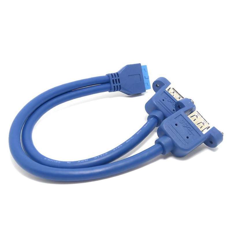 Usb3.0 20pin Cable Extension Cable Bezel Floppy Drive Cable,0.5 Meter