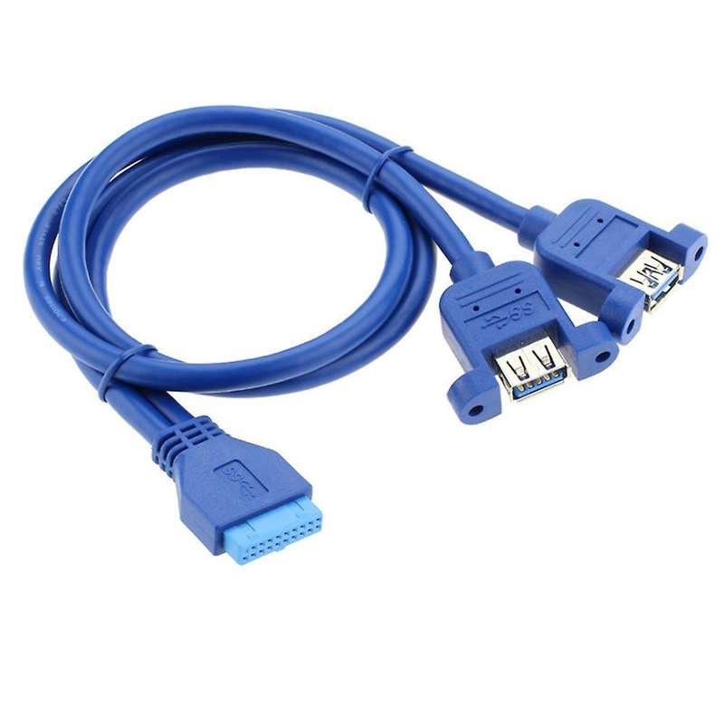 Usb3.0 20pin Cable Extension Cable Bezel Floppy Drive Cable,0.5 Meter