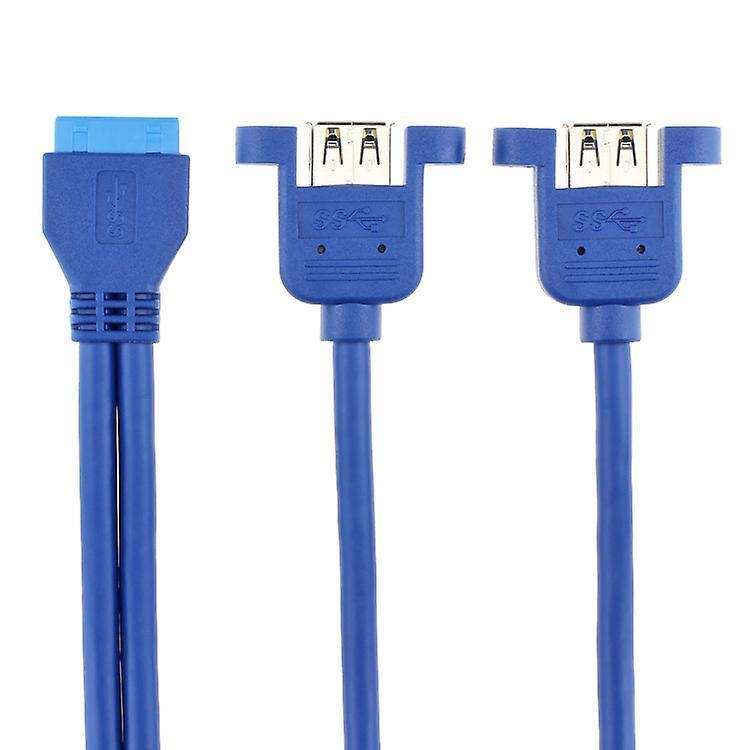 Usb3.0 20pin Cable Extension Cable Bezel Floppy Drive Cable,0.5 Meter
