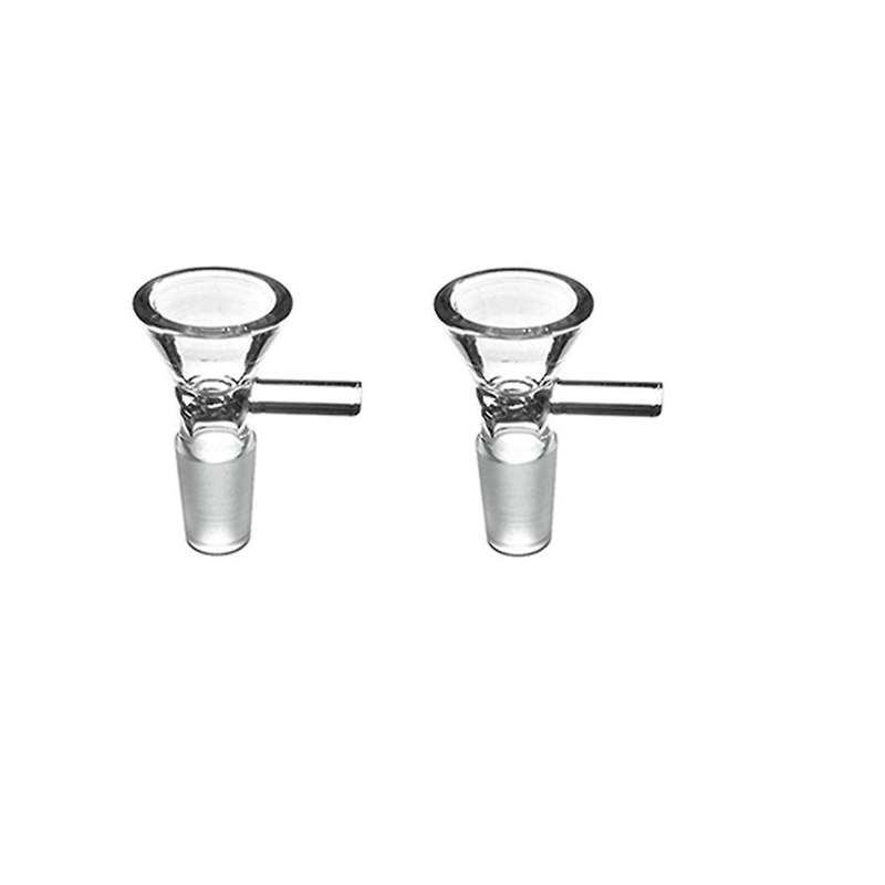 2 Pieces Of Glass Funnel Glass Bowl Adapter Manual Clear Dish Rack