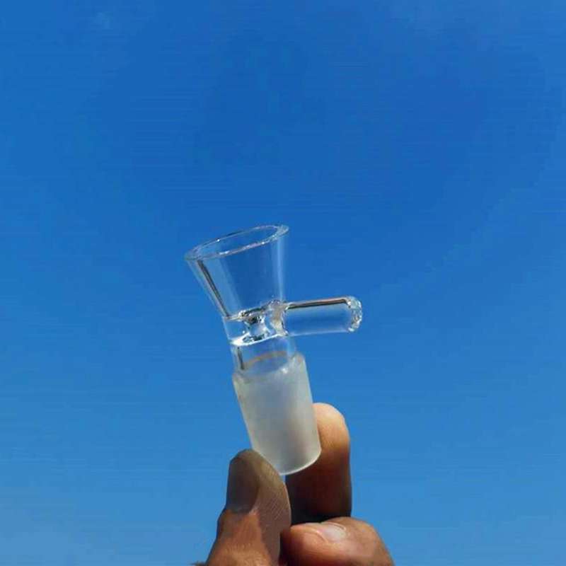2 Pieces Of Glass Funnel Glass Bowl Adapter Manual Clear Dish Rack
