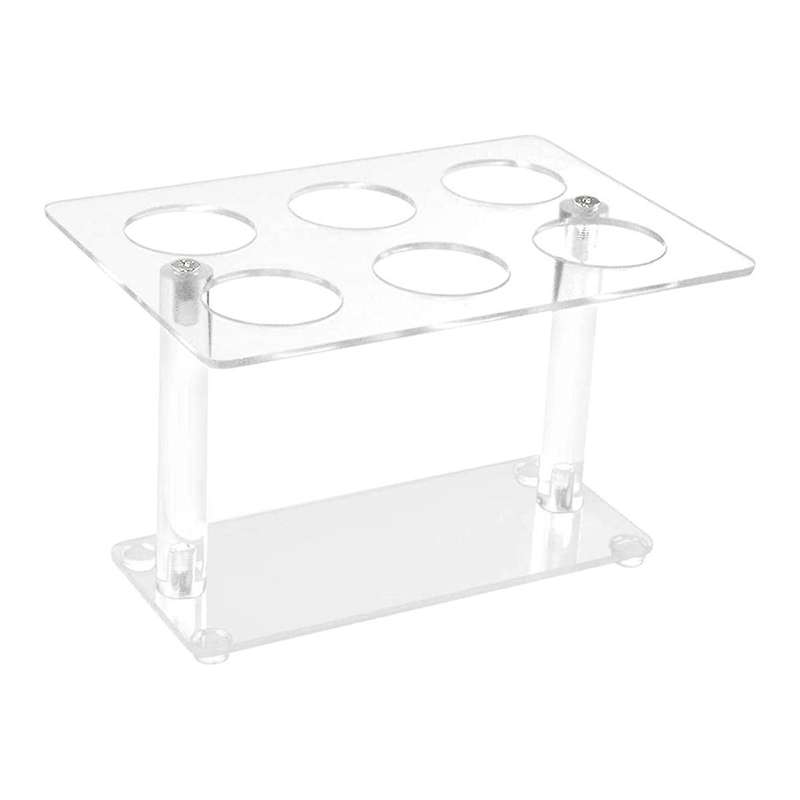 1pcs Cone Holder, Clear Acrylic Ice Cream Cone Holder, (6 Holes)