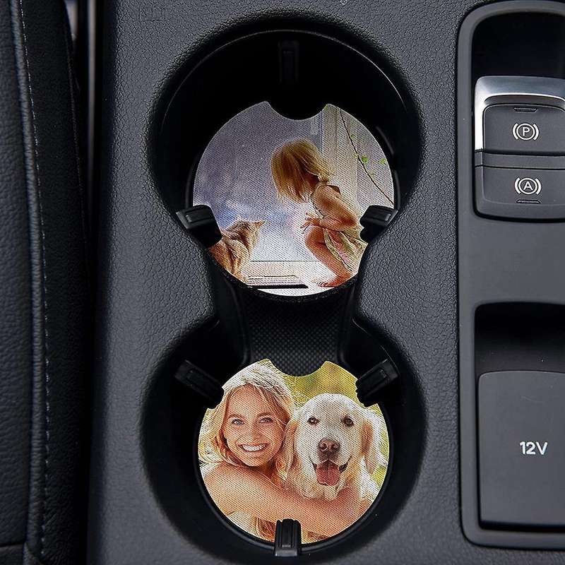 36 Pieces Sublimation Blanks Coaster 6.5 Inches White Blank Neoprene