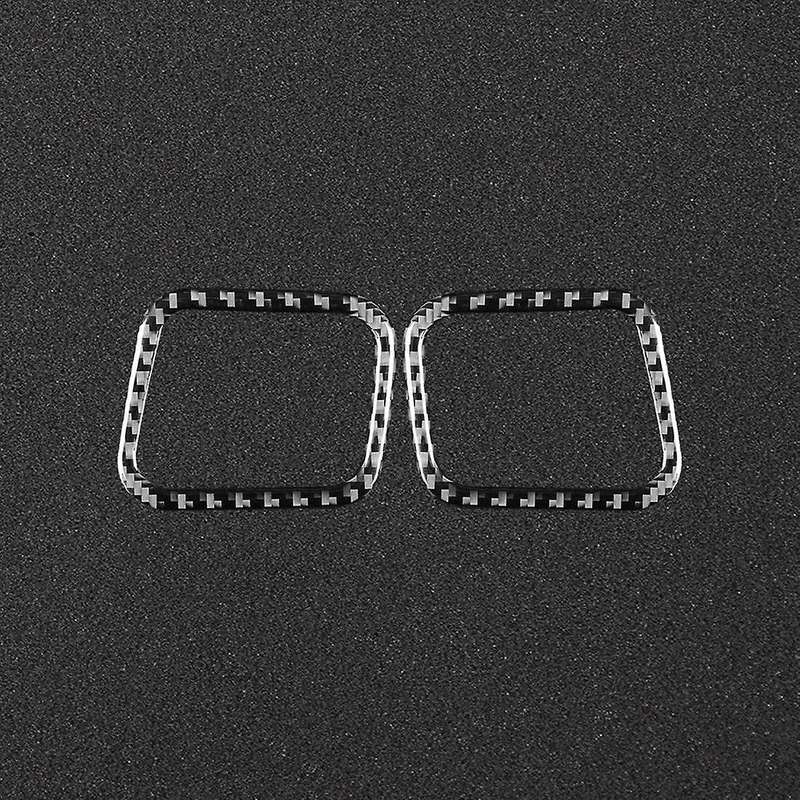 For Toyota Highlander 15-21 Carbon Fiber Air Vent Outlet Frame Cover