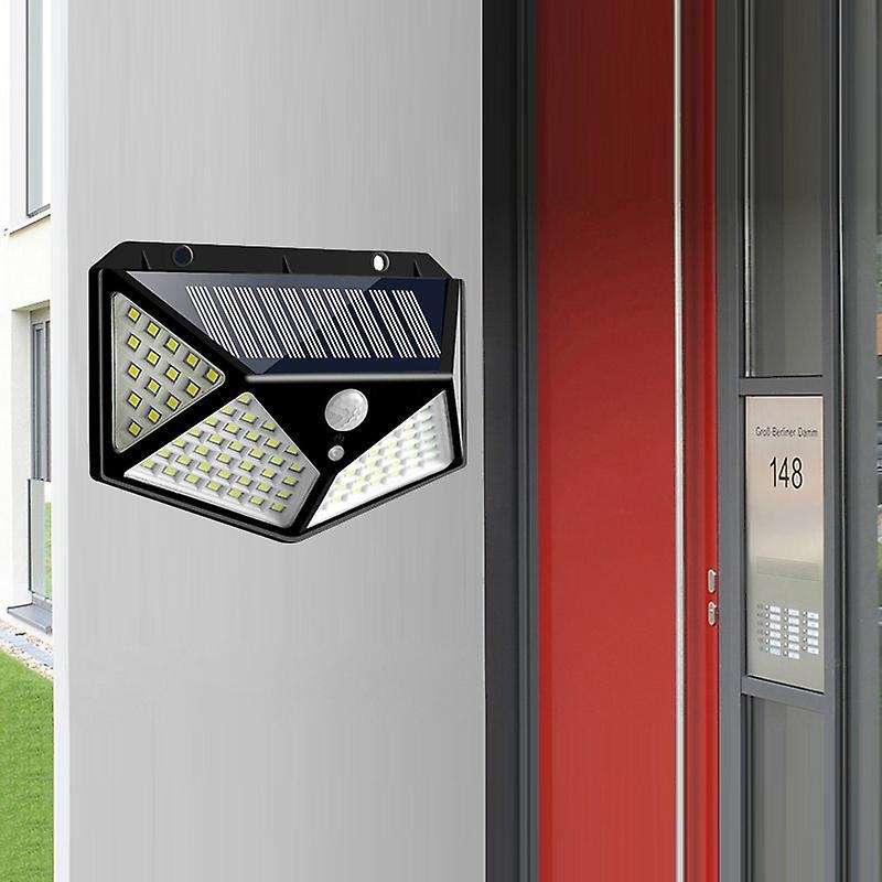 Outdoor Solar Lamp Motion Sensor Light Waterproof for Garden-white