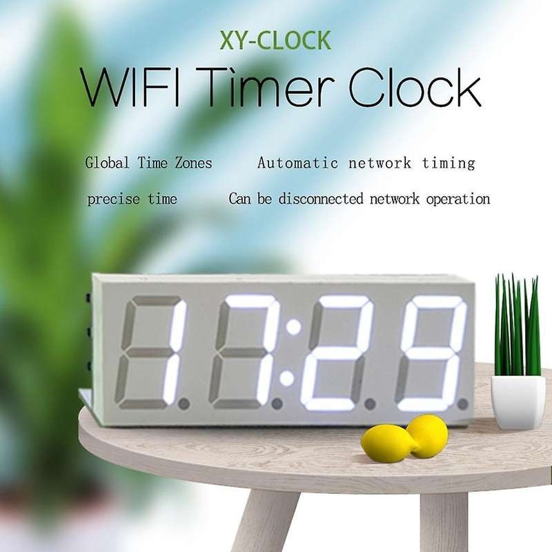 Wifi Time Service Clock Module Automatic Clock Diy Time Service Green