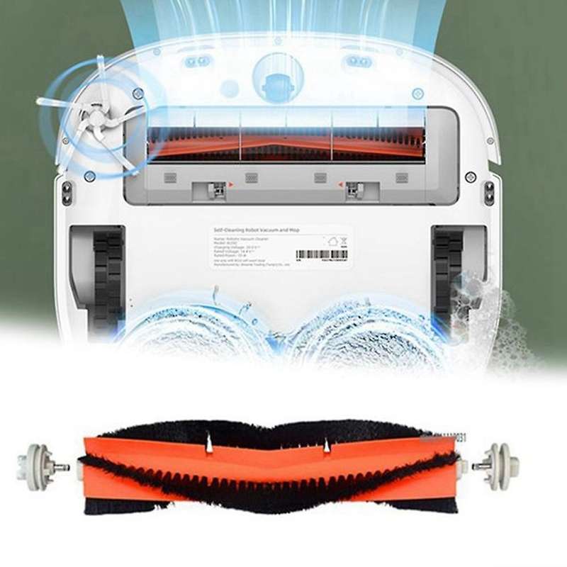 6pcs Parts for Xiaomi Dreame W10 Robot Vacuum Cleaner Main Side Brush