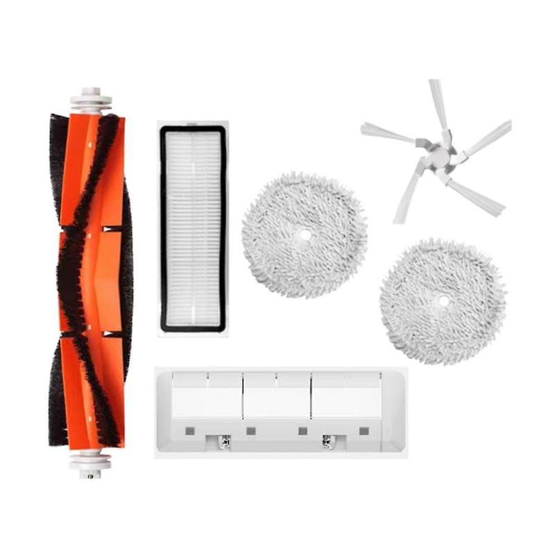 6pcs Parts for Xiaomi Dreame W10 Robot Vacuum Cleaner Main Side Brush