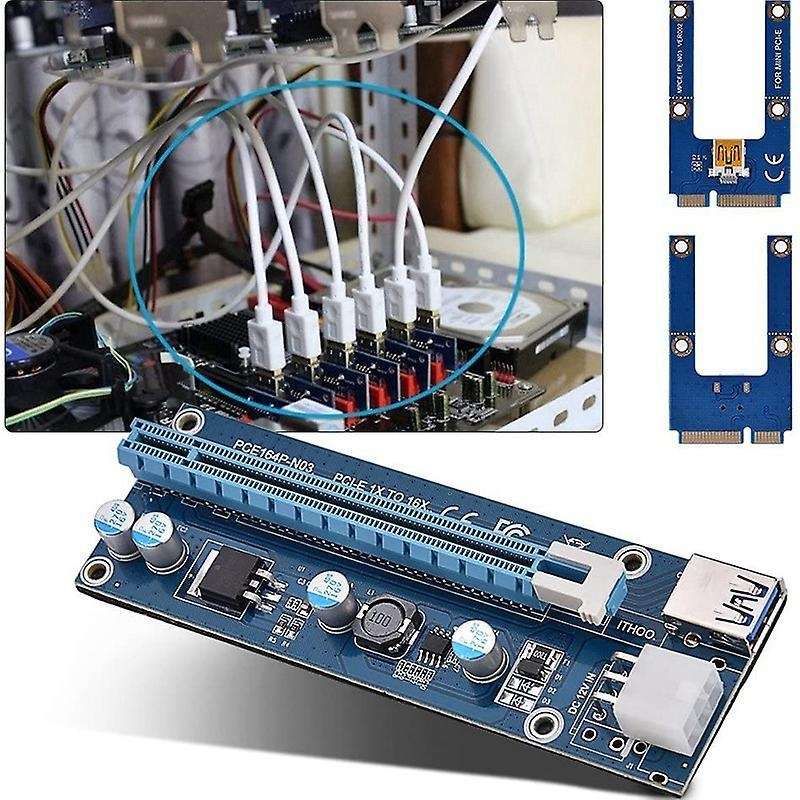 Pci-e 1x to 16x Riser Adapter-gpu Cord Riser Adapter-for Mining