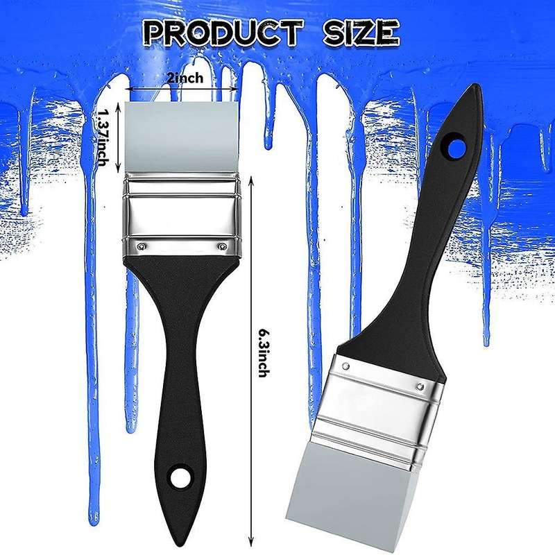 Silicone Color Shaper Brush Water Based Painting Tool, 2 Inch