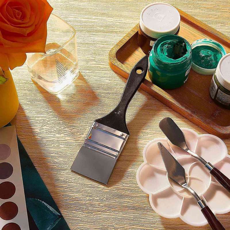 Silicone Color Shaper Brush Water Based Painting Tool, 2 Inch